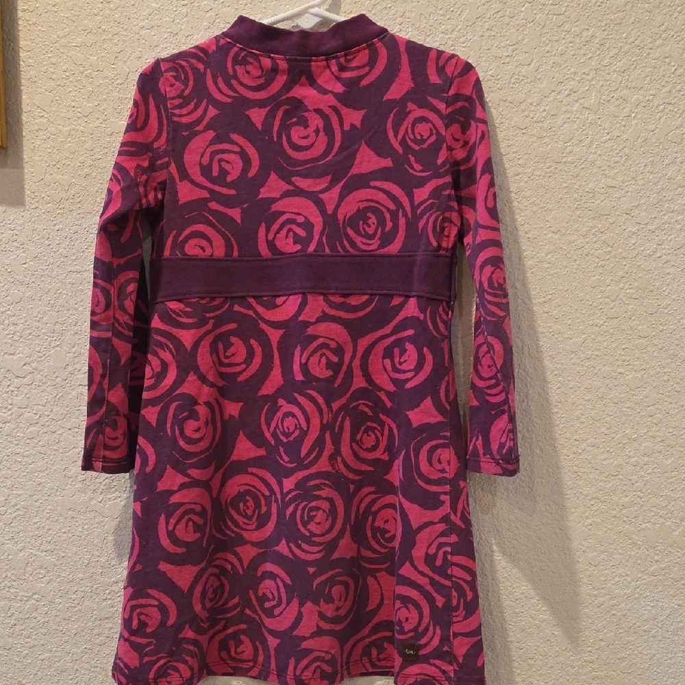 Tea Collection Pink and Purple Swirl Dress - Picture 3 of 8